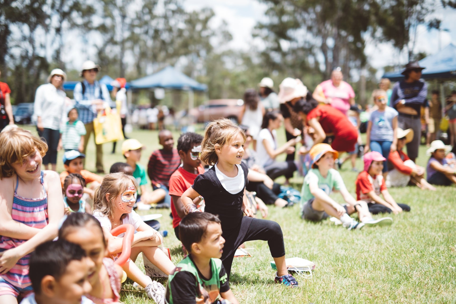 C4K Outdoor Community Event Brisbane Kids Watching